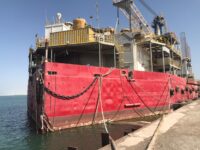 HOS#47 | 8-Point Mooring Snubbing/ Accommodation Crane Barge for Private Sale