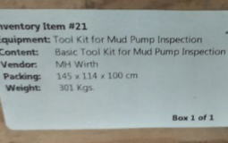 HOS-E#36 | Mud Pump Inspection Tool Kit