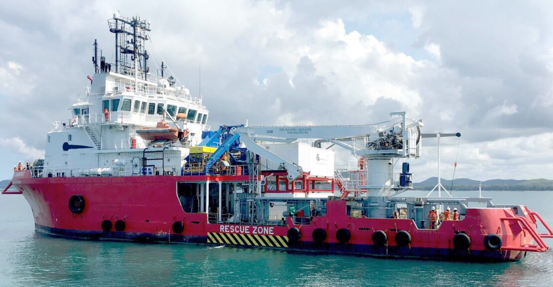 ROV support vessel