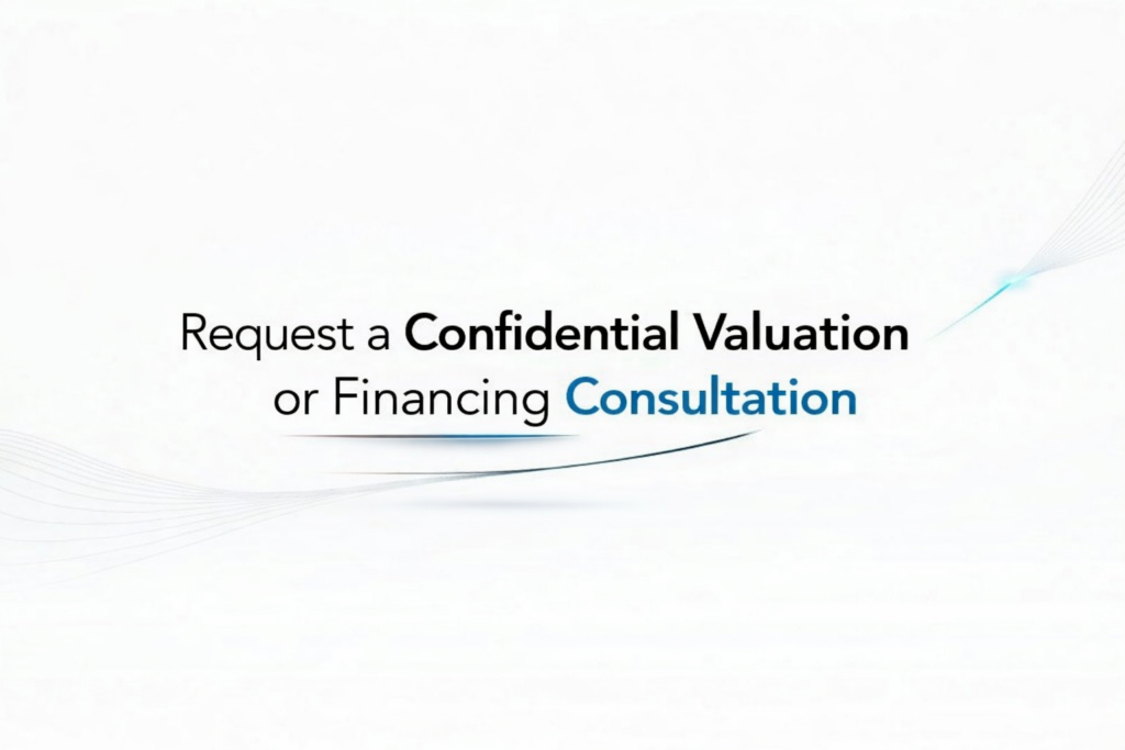 Request a confidential Valuation of Finance Consultation